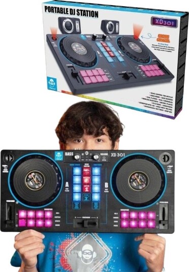 Idance Xd301 Partymix Dj-Stasjon 14-I-1 Musikk-Lek For Kreative Barn