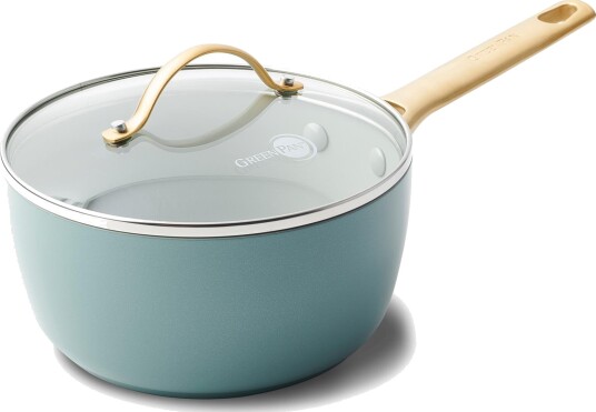 GreenPan Padova Kjele 18 cm Non stick   Smokey Blue