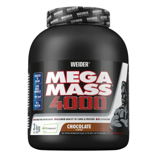 Weider Mega Mass 4000 – Flere varianter 3000g Weider Mega Mass 4000 – Flere varianter 3000g