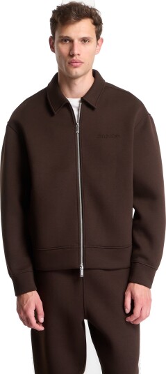 Calvin Klein Ls Cooling Spacer Fz Shirt Jacke Brown XL