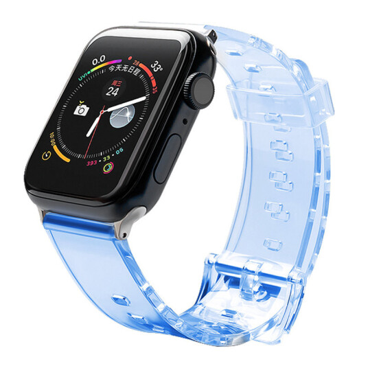Hurtel Light Silikonrem for Apple Watch 42/44mm Blå
