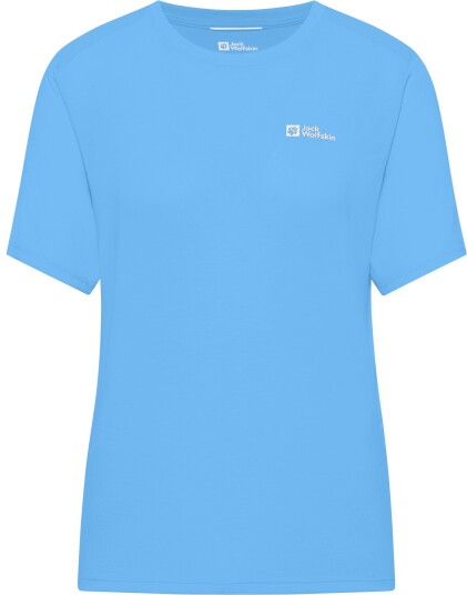 Jack Wolfskin Women"s Vonnan Short Sleeve Tee Mid Blue XS