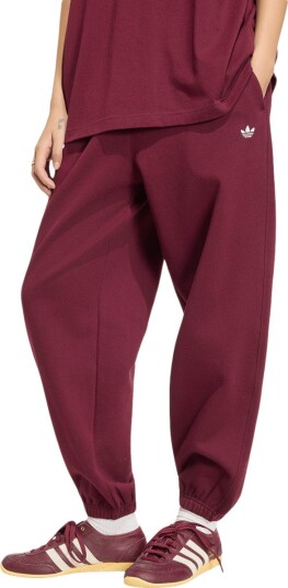 Adidas Originals Ess Fl Jogger   Burgundy   XS