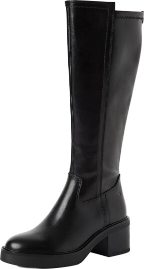 Tamaris Women Boots BLACK LEATHER 42 Tamaris Women Boots BLACK LEATHER 42