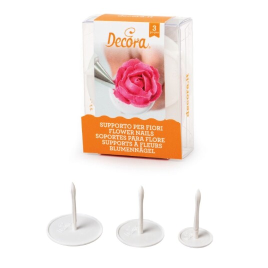 Decora Flower Nails Sett/3 Decora Flower Nails Sett/3