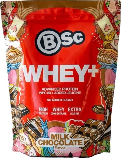 BSC Whey Smak 900 g Milk Chocolate