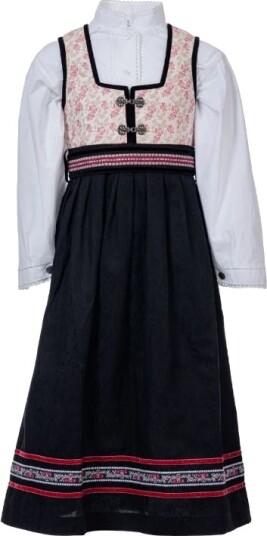 Salto   Bunad/Festdrakt til barn "Oline" Jente Offwhite/Rose
