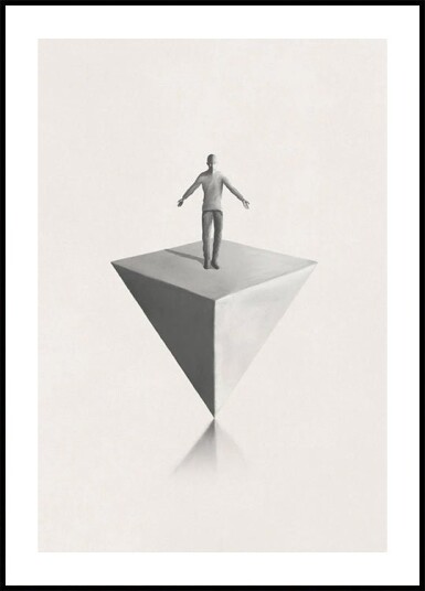 Perfect Balance Geometric Surrealism Plakat Plakat / 100x150cm