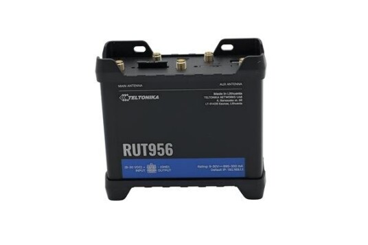Teltonika RUT956 Trådløs Router 4G 3G 2G DIN-skinne Svart Teltonika RUT956 Trådløs Router 4G 3G 2G DIN-skinne Svart