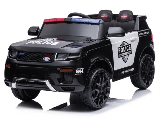 Azeno Electric Car Police SUV Black 6950730 Azeno Electric Car Police SUV Black 6950730