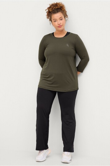 Zizzi   Tracksuit bukser Flared Workout BottomSvart