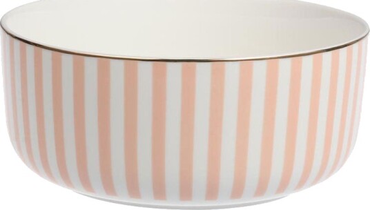 Nova Abby Serveringsbolle 20cm Oransje m/Gulldekor Nova Abby Serveringsbolle 20cm Oransje m/Gulldekor