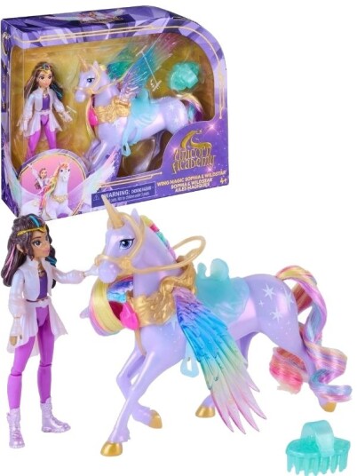 Unicorn Academy Wing Magic Wildstar Sophia Dukke Og Enhjørning Med Vinger