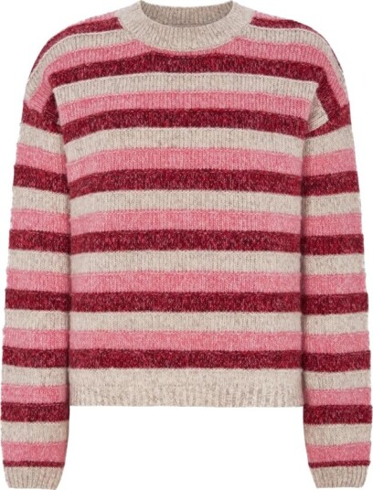 Lollys Laundry Maciell Knit Jumper Pink L Lollys Laundry Maciell Knit Jumper Pink L