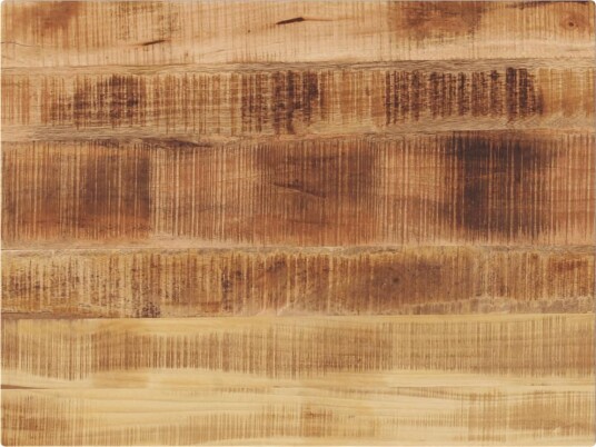 Bordplate 80x70x3,8 cm rektangulær grovt heltre mango