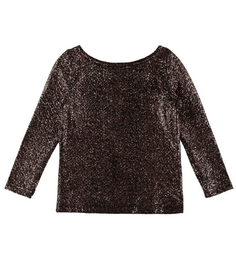Name It Genser NmfDitsa Svart m. Glitter 4 år 104 Genser Metallic