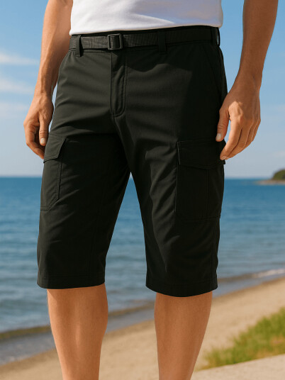 Veten shorts herre sort L Veten shorts herre sort L