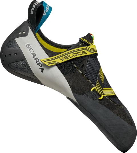 Scarpa Veloce Climbing Shoes Men Black/Yellow 46 Scarpa Veloce Climbing Shoes Men Black/Yellow 46
