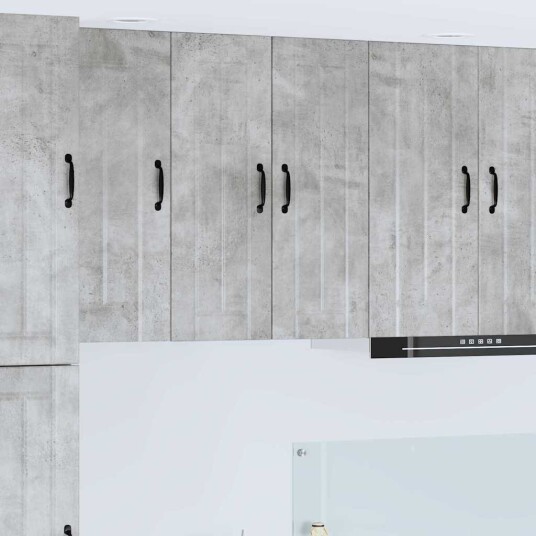  Kjøkkenskap Betonggrå 30 x 31 x 80 cm Konstruert tre