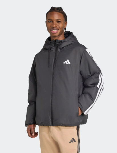 adidas Sportswear Ess 3S Ins Hd J - Black - S adidas Sportswear Ess 3S Ins Hd J - Black - S