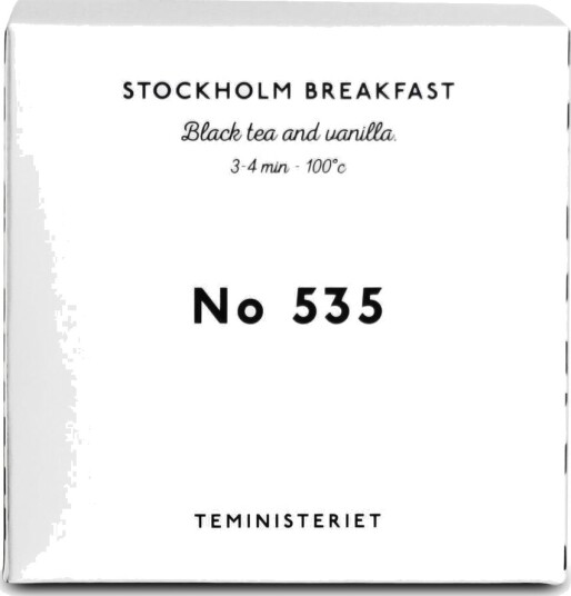 Teministeriet Signature 535 Stockholm Breakfast   Boks Te