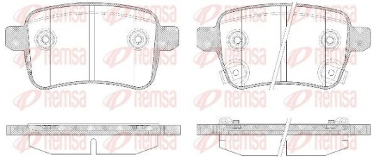 Bremseklosser REMSA 1450.12 Bremseklosser REMSA 1450.12