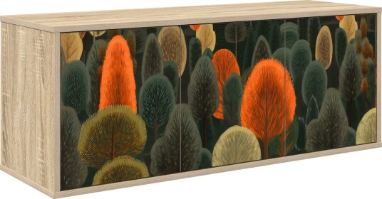 vidaXL Vegghengt TV skap ZAANDAM 102 x 33 x 40 cm Sonoma eik