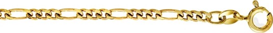 Pandora Figaro kjede i 925 forgylt sølv 2,8 mm 60 cm