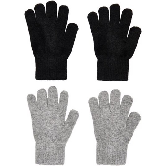 CeLaVi Fingervanter Magic 2 Pack Grå 7 12 år