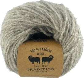 Navia Navia Brushed Tradition Garn 902 Lys Grå