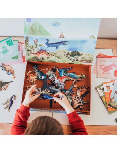 mierEdu Magnetic Learning Box - All About Dinosaurs (Danish) - Multi/patterned - ONE SIZE mierEdu Magnetic Learning Box - All About Dinosaurs (Danish) - Multi/patterned - ONE SIZE