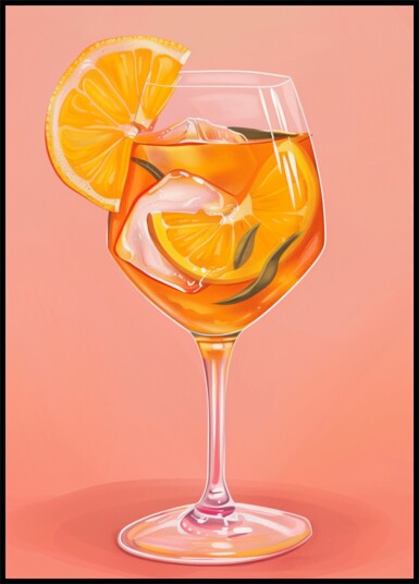 Orange Summer Spritz Plakat / 100x150