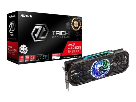 Asrock Radeon Rx 6800 Xt Taichi X 16G Oc - 16GB GDDR6 RAM - Grafikkort Asrock Radeon Rx 6800 Xt Taichi X 16G Oc - 16GB GDDR6 RAM - Grafikkort