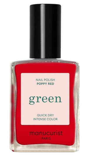 Manucurist Green Nail Polish Poppy Red 15ml