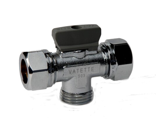 Vatette FG077655405 Kuleventil Ø 15 mm Installasjon