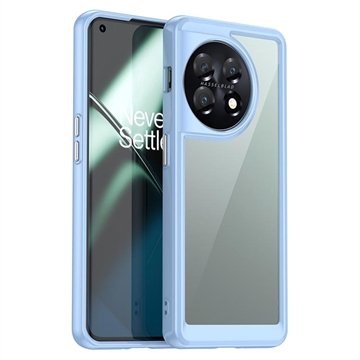 Anti-Shock OnePlus 11 Hybrid-deksel Blå / Klar
