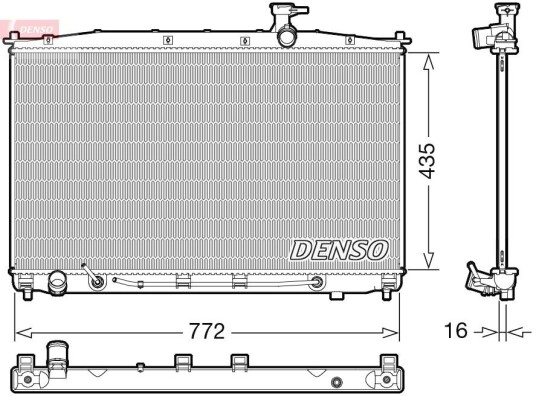 Radiator DENSO DRM41024