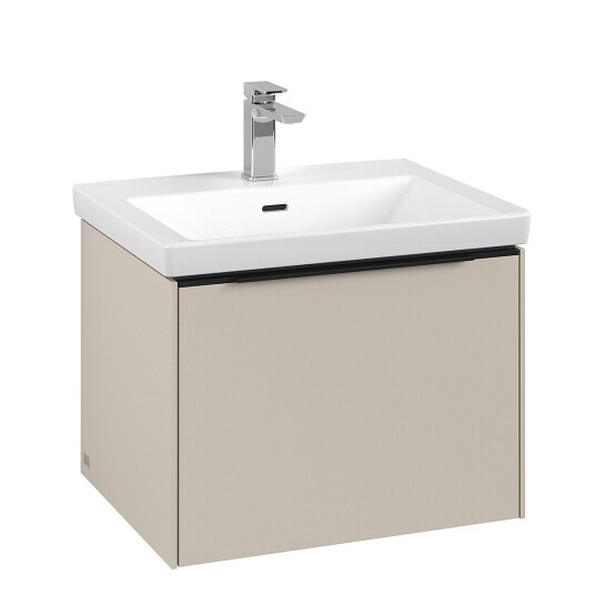 Villeroy & Boch  Subway 3.0 Servantskap m/1 skuff 572x429x478 mm Lys Grå Matt