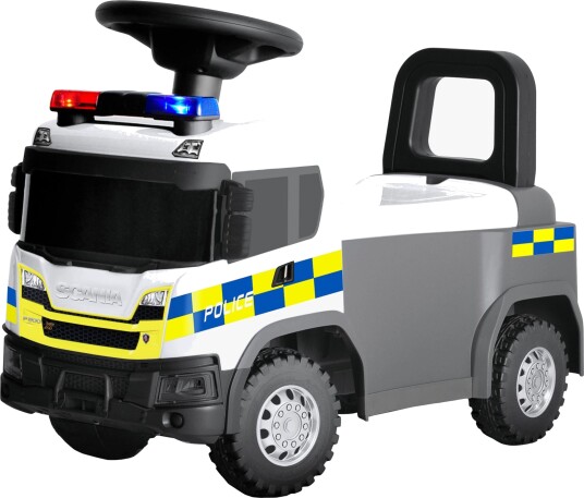 Scania Gåbil Politi Hvit Scania Gåbil Politi Hvit