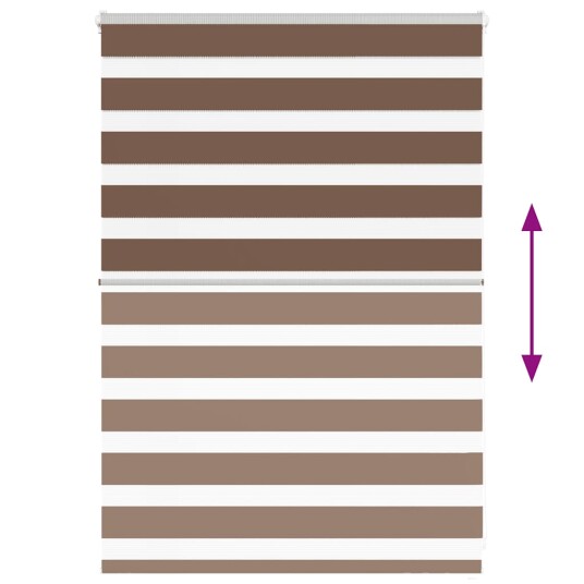 Sebragardin brun 110x100 cm stoff bredde 105,9 polyester Sebragardin brun 110x100 cm stoff bredde 105,9 polyester