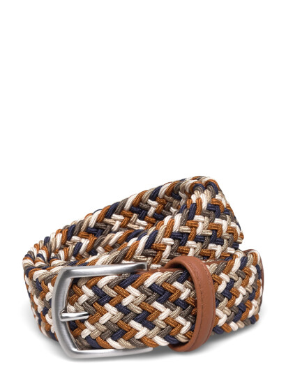 Anderson"s Elastic Woven Belt Beige - 3,5 - Multi/patterned - 110 Anderson"s Elastic Woven Belt Beige - 3,5 - Multi/patterned - 110