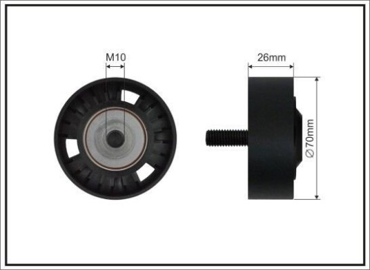Løpehjul vifterem CAFFARO 500189 SC