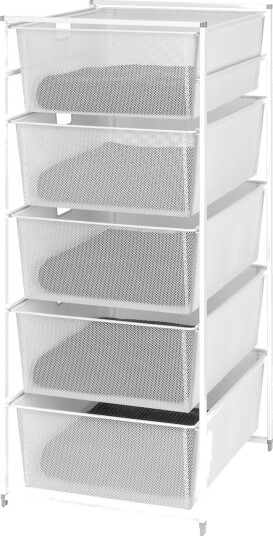 Kurvstativ Elfa Basic Mesh 104/45 Hvit