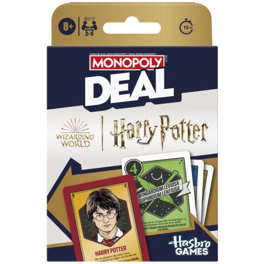 Hasbro Harry Potter Monopoly Deal Kortspill for Barn Hasbro Harry Potter Monopoly Deal Kortspill for Barn