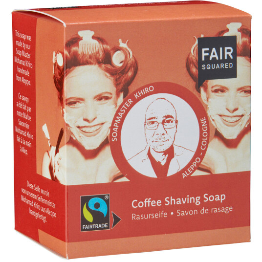 Økologisk barbersåpe Fair Squared Coffee Shaving Soap