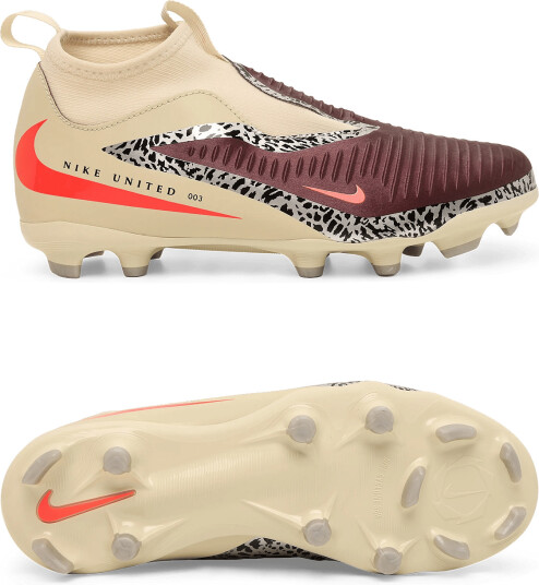 Nike Jr Phantom 6 High Ac Fg/Mg Nu3   Burgundy   5.5 Y