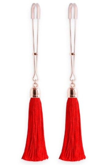 Bound Nipple Clamps T1 Red
