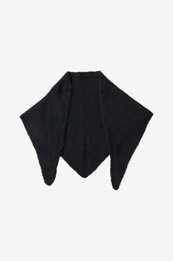 Gina Tricot Skjerf Triangle Svart
