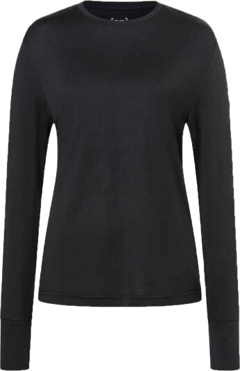 super.natural Women's Warm Up Long Sleeve Jet Black XS