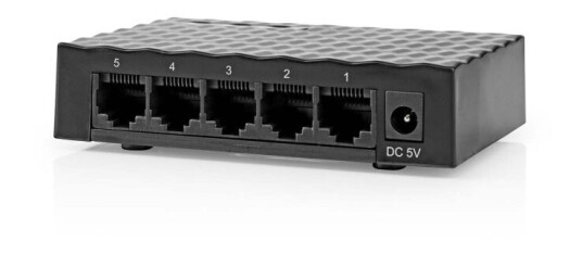 Nedis nettverkssvitsj | Kablet hastighet: Gigabit | Antall ethernet porter: 5